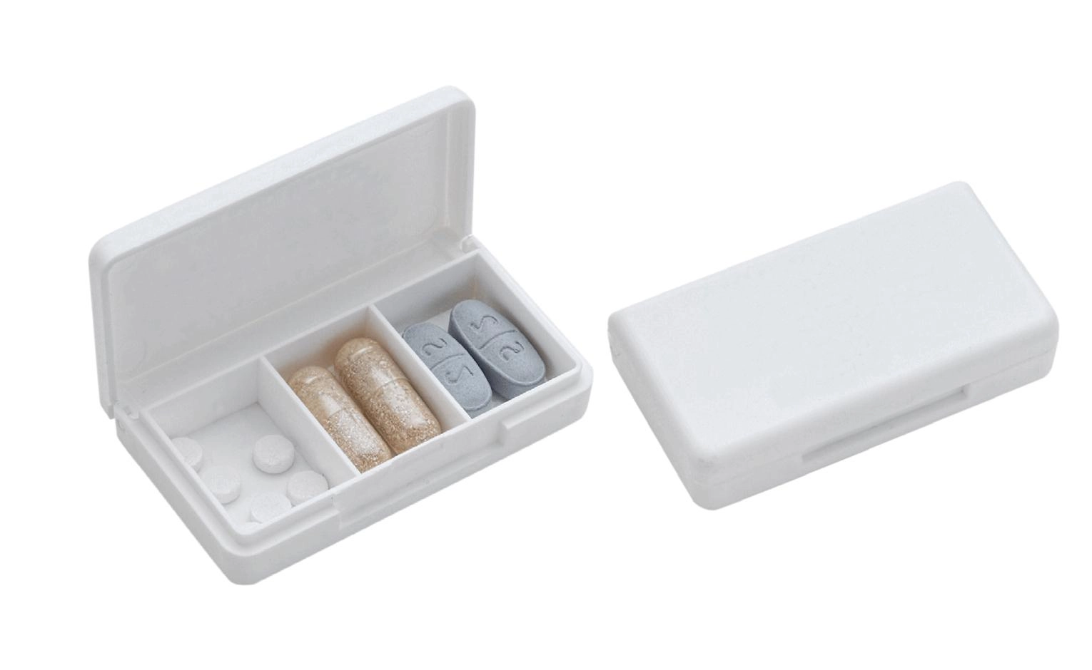 Immagine Portapillole in plastica 3 scomparti