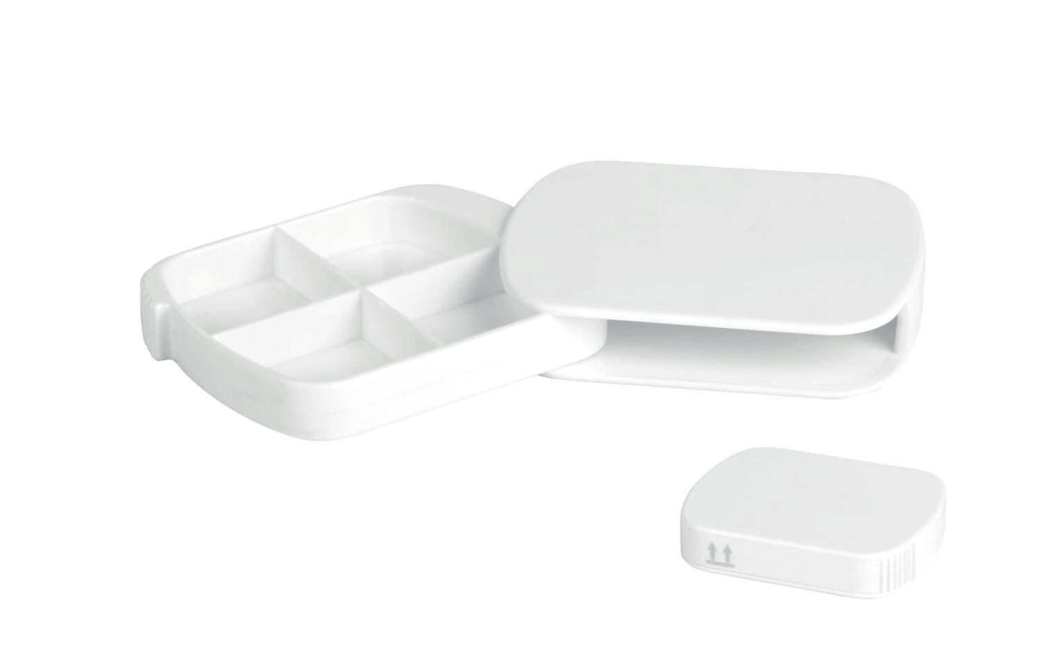 Immagine PORTAPILLOLE IN PLASTICA 4 SCOMPARTI