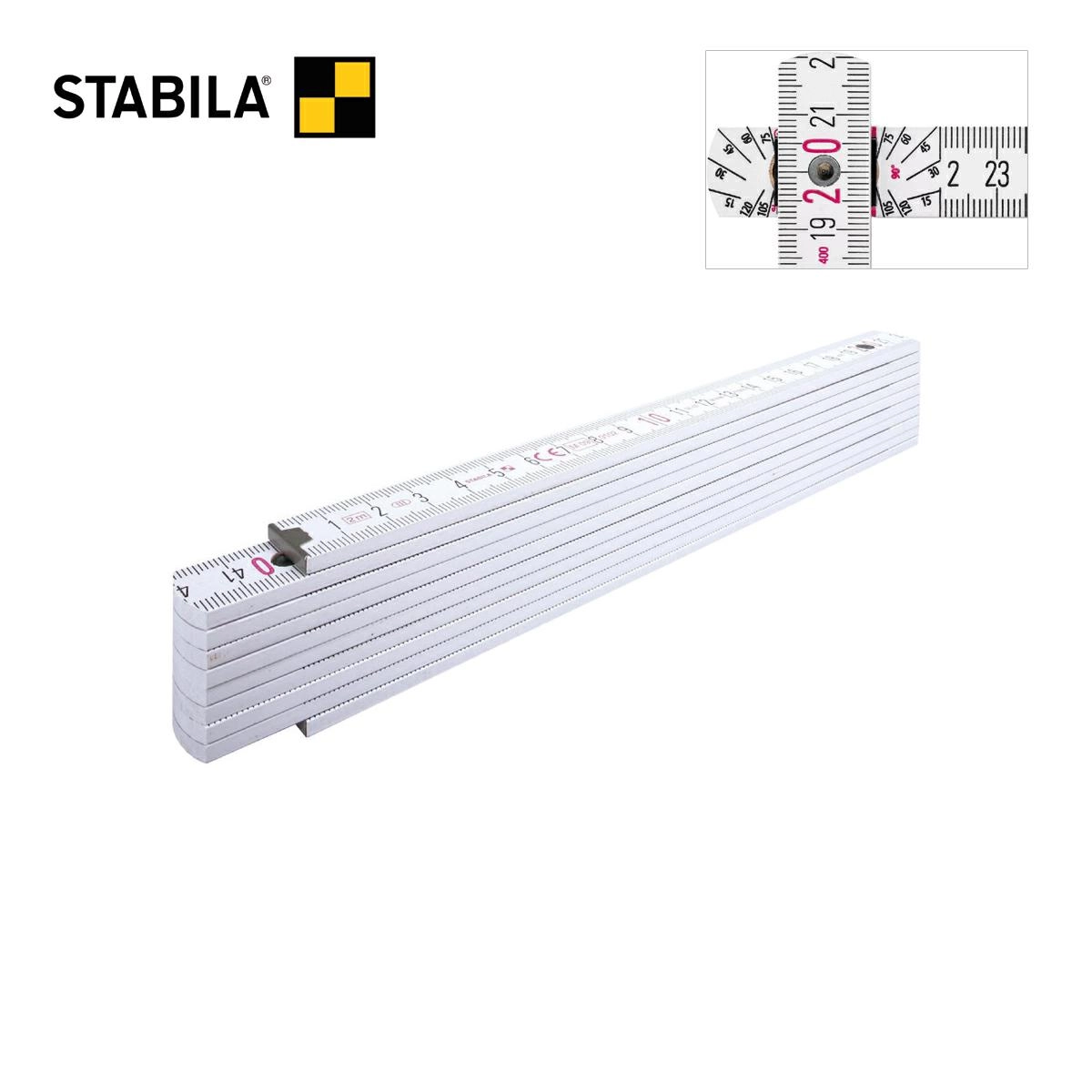 Immagine DOPPIO METRO PIEGHEVOLE IN LEGNO 2 METRI STABILA