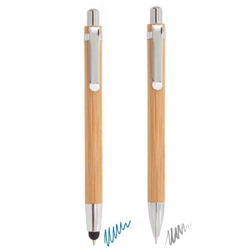 Immagine SET PENNA+PORTAMINE BAMBÚ 