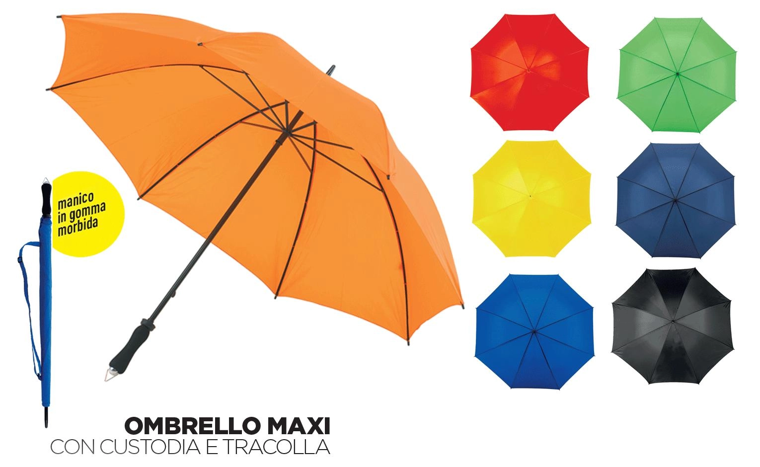 Immagine OMBRELLO MAXI GOLF CON CUSTODIA E TRACOLLA