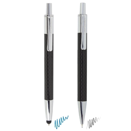 Immagine SET PENNA E PORTAMINA TOUCH CARBON FIBER PIERRE CARDIN
