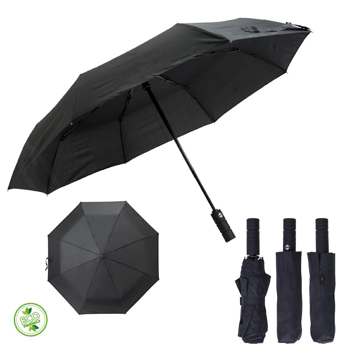 Immagine OMBRELLO PIEGHEVOLE AUTOMATICO IN RPET CON CUSTODIA