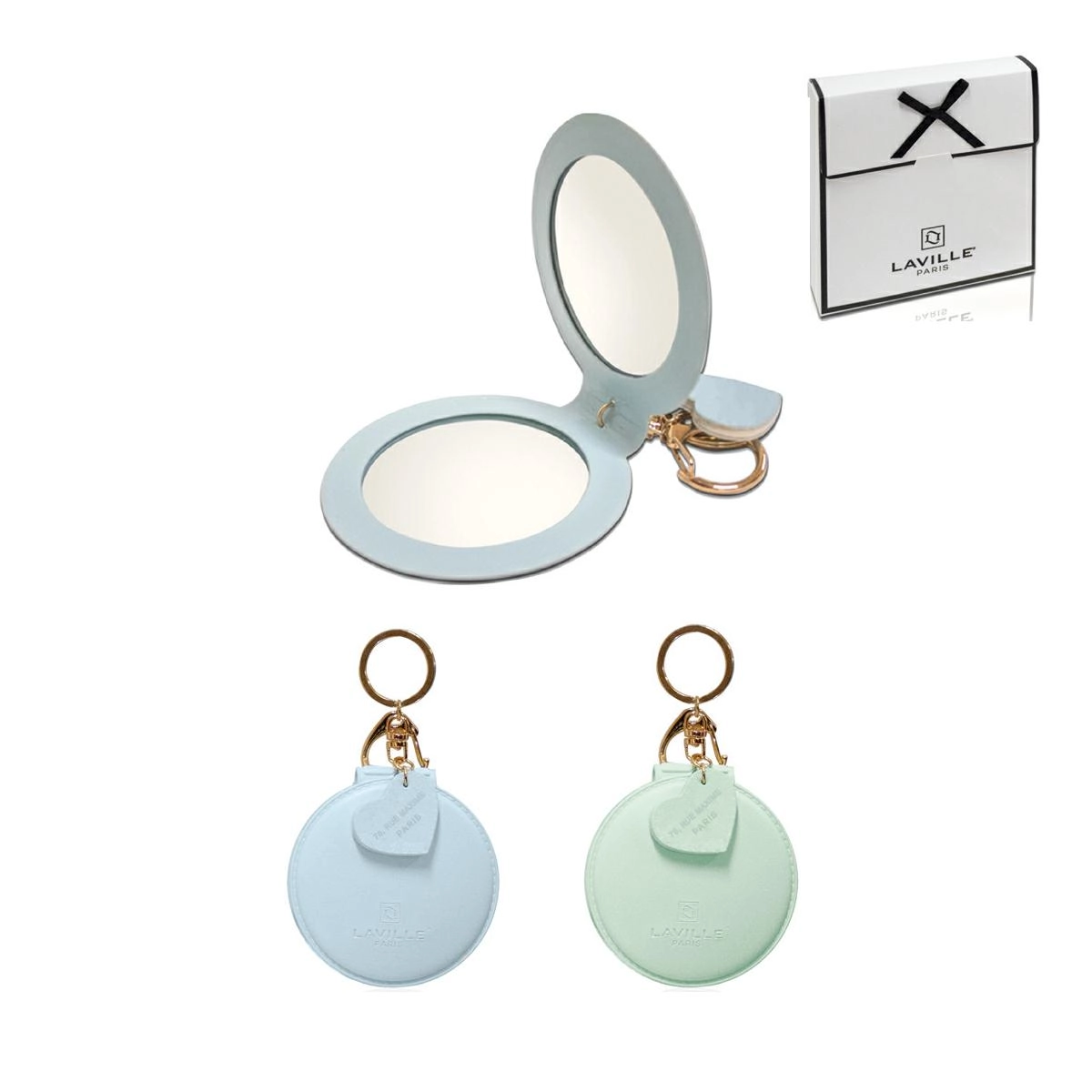 Immagine SPECCHIETTO CON CHARMS E DOPPIO SPECCHIO - LAVILLE PARIS