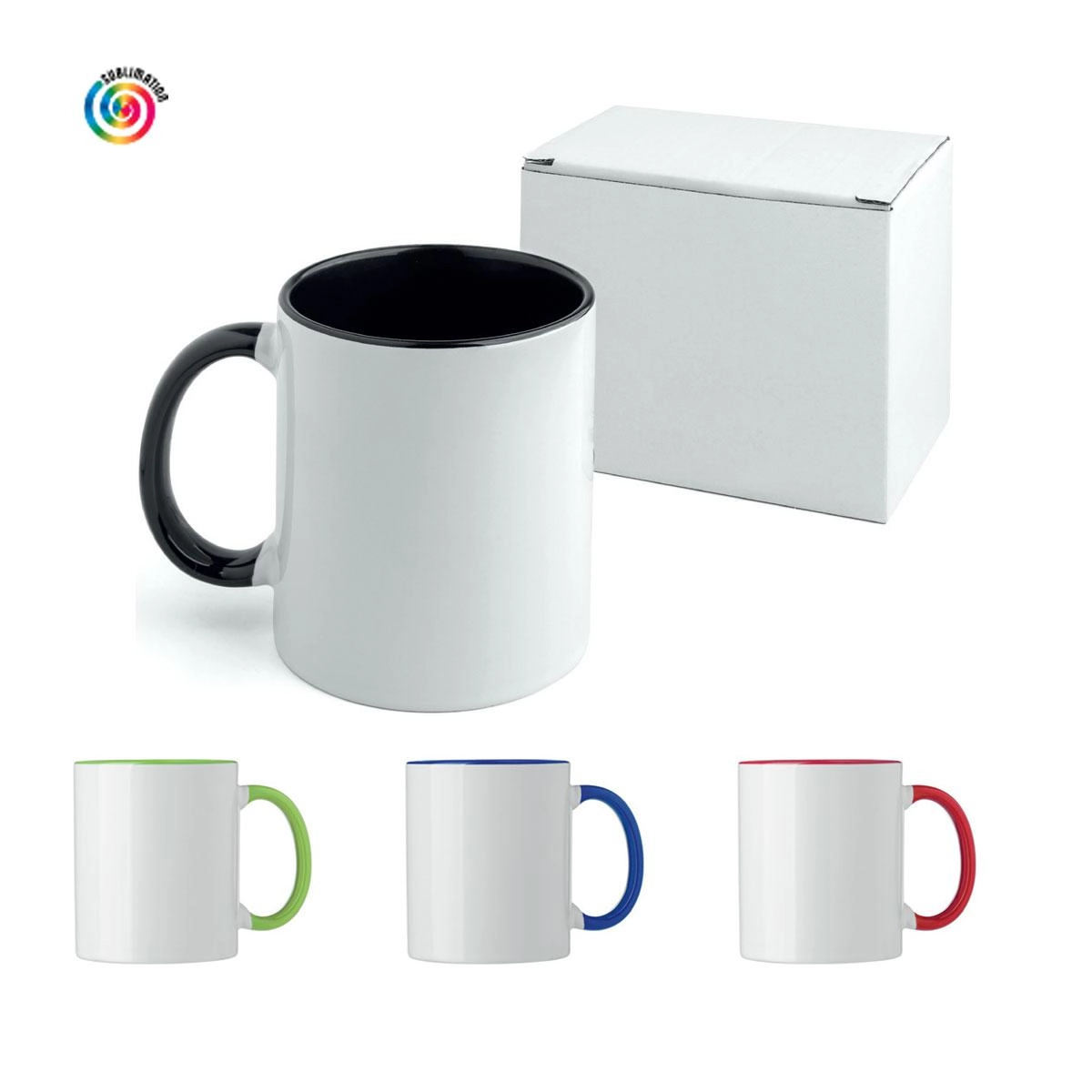 Immagine TAZZA CON MANICO E BORDO COLORATO