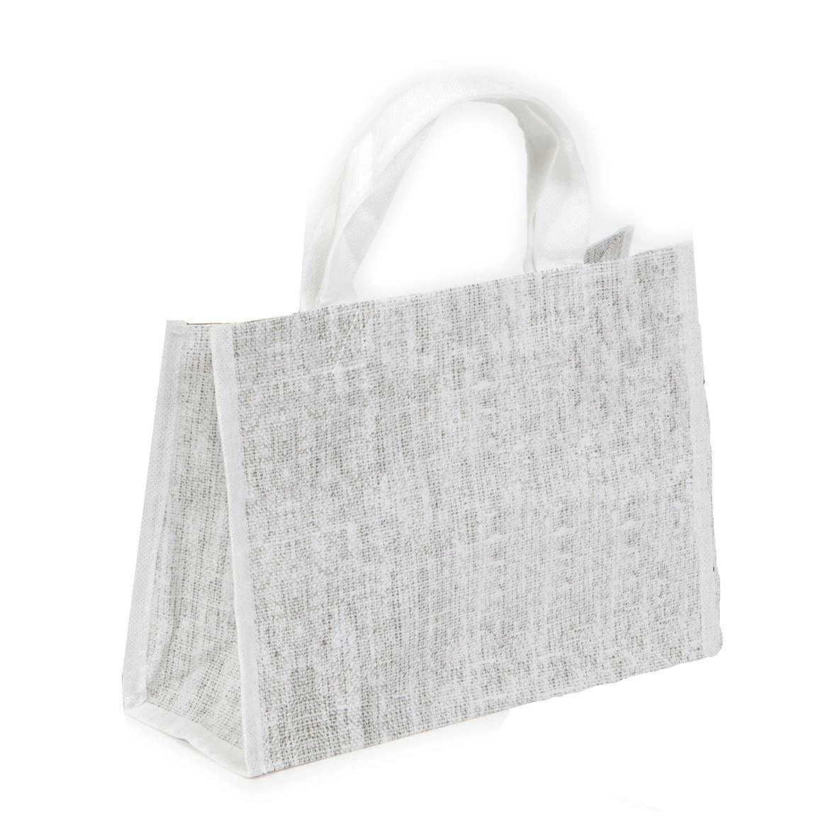 Immagine SHOPPER IN PPL EFFETTO JEANS CON DOPPIO MANICO