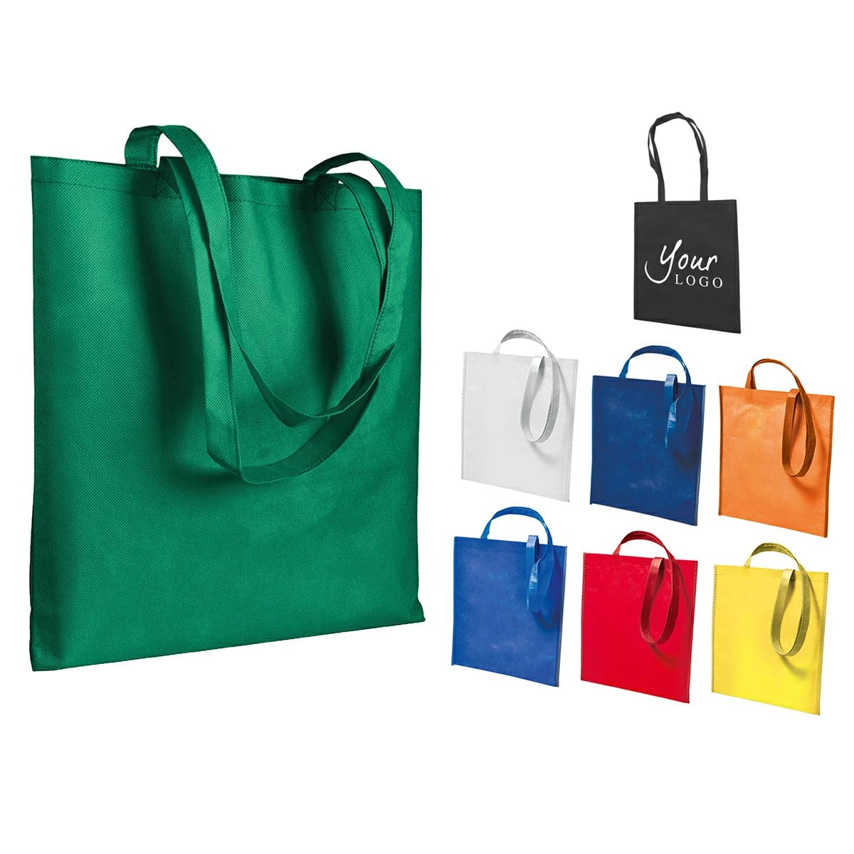 Immagine BORSA DA SHOPPING CON MANICI LUNGHI TNT 38X42