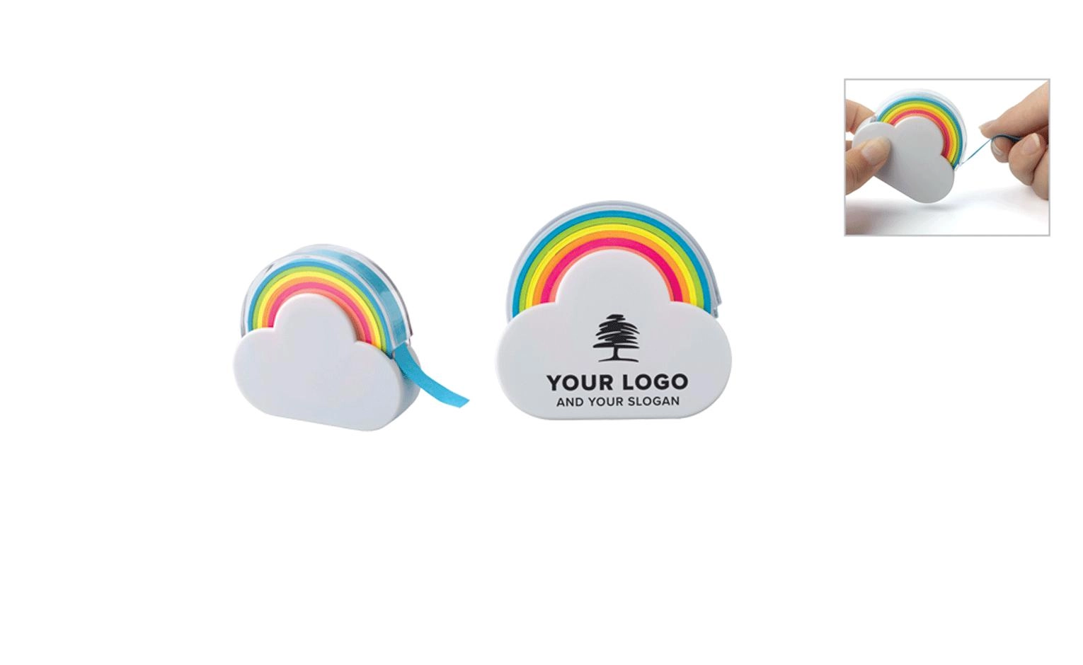 Immagine RULLO CON MEMO STICK ADESIVI A FORMA DI NUVOLA