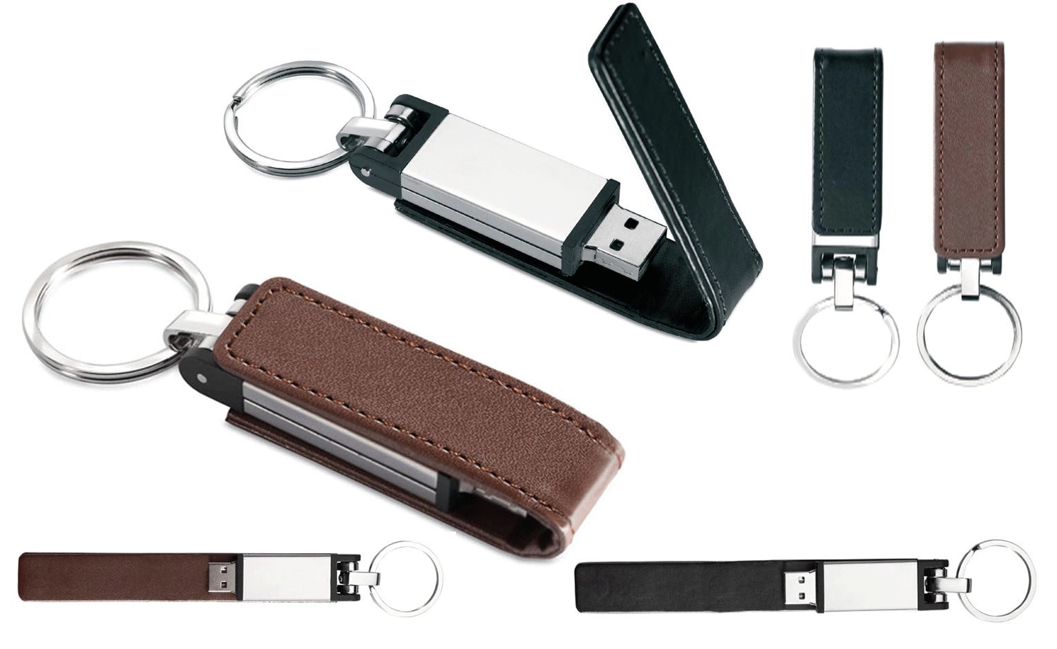 Immagine PORTACHIAVI USB IN METALLO