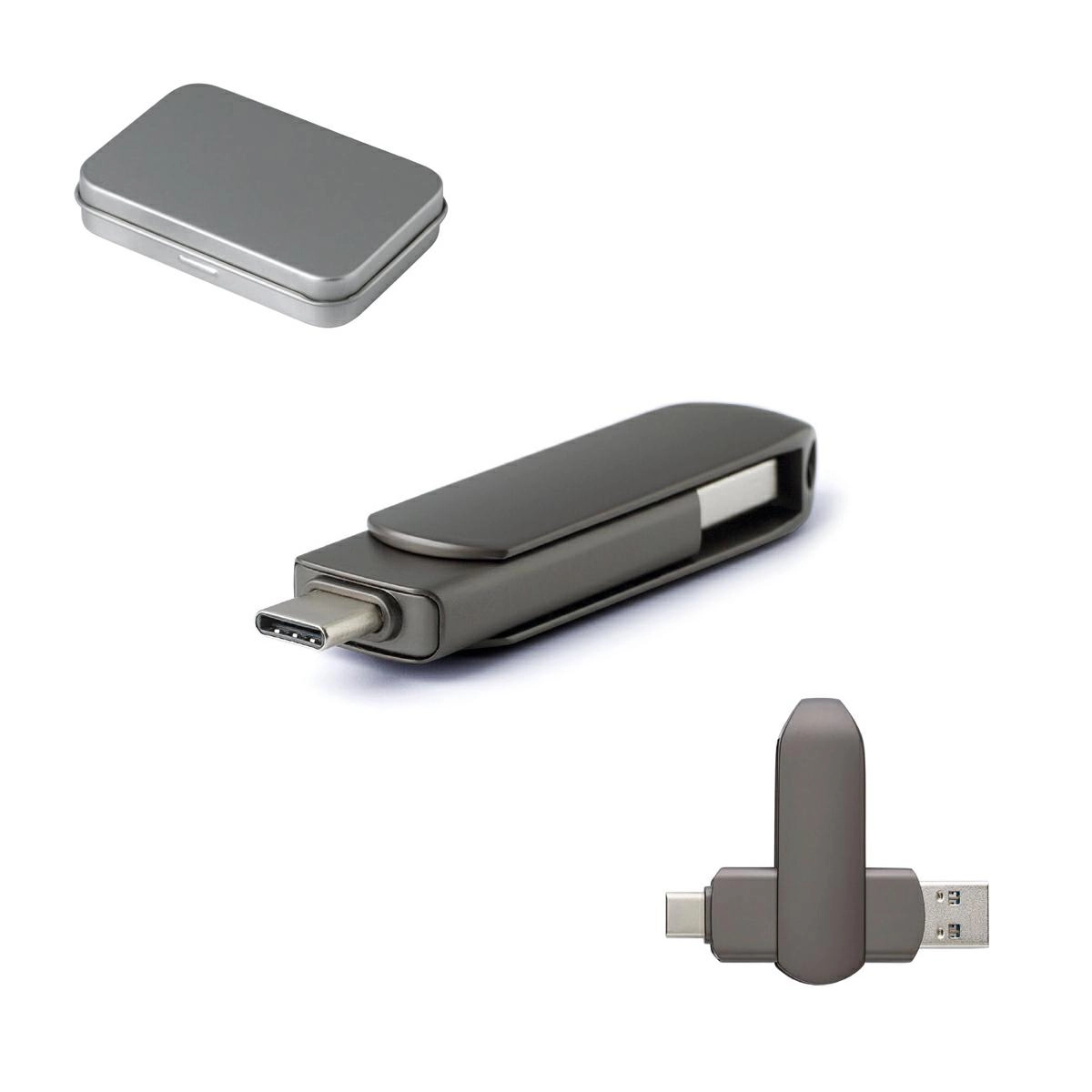 Immagine CHIAVETTA USB DA 64GB IN LEGA DI ZINCO