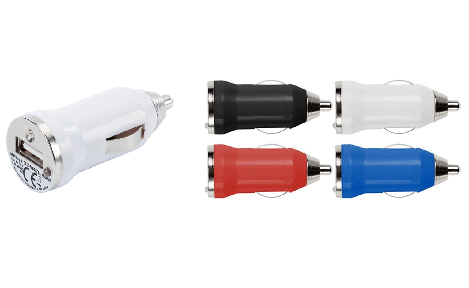 Immagine CARICABATTERIE PER AUTO CON INGRESSO USB