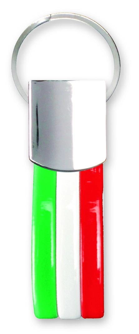 Immagine PORTACHIAVI COAGULATO TRICOLORE