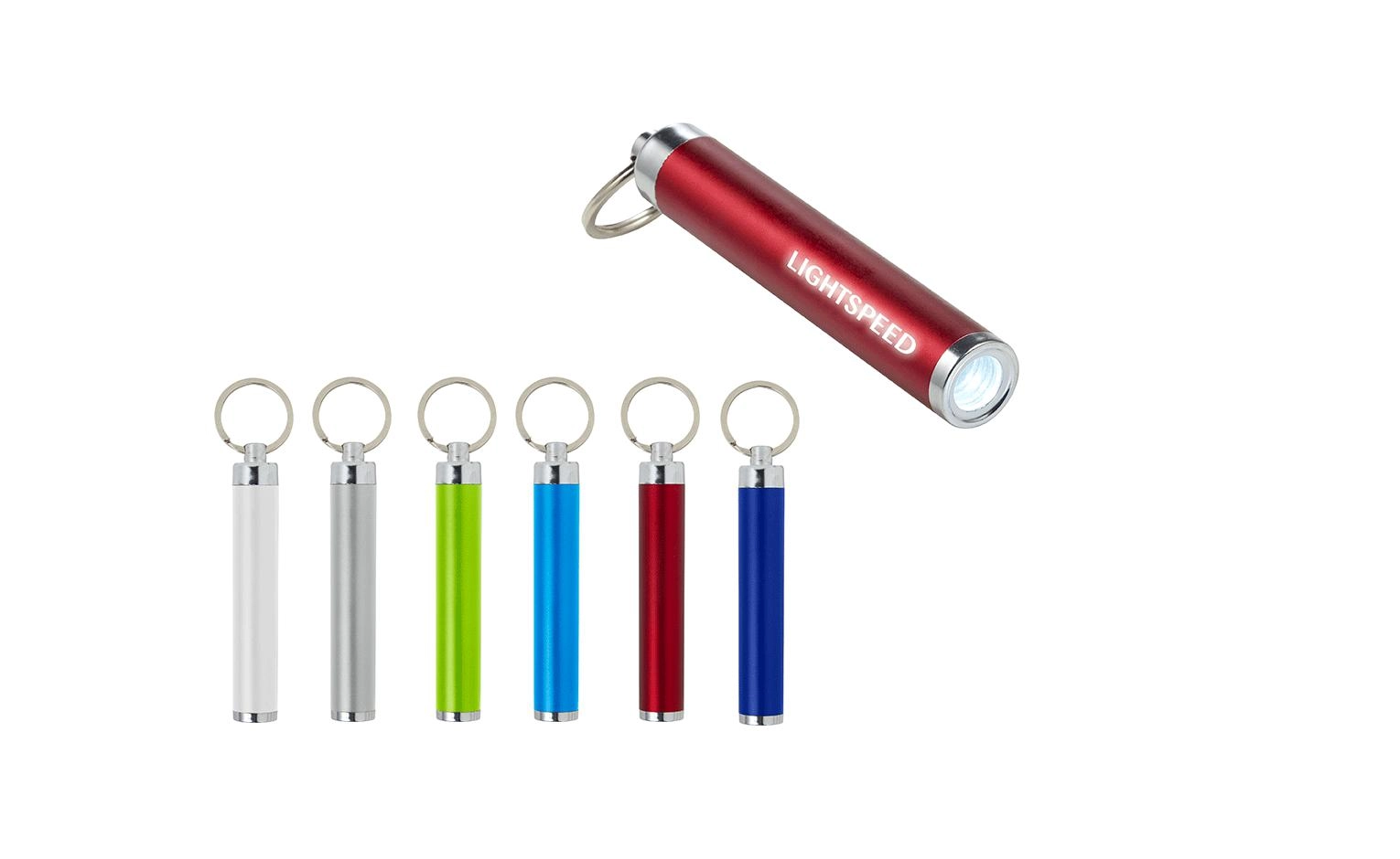 Immagine PORTACHIAVI CON MINI TORCIA LED IN ABS