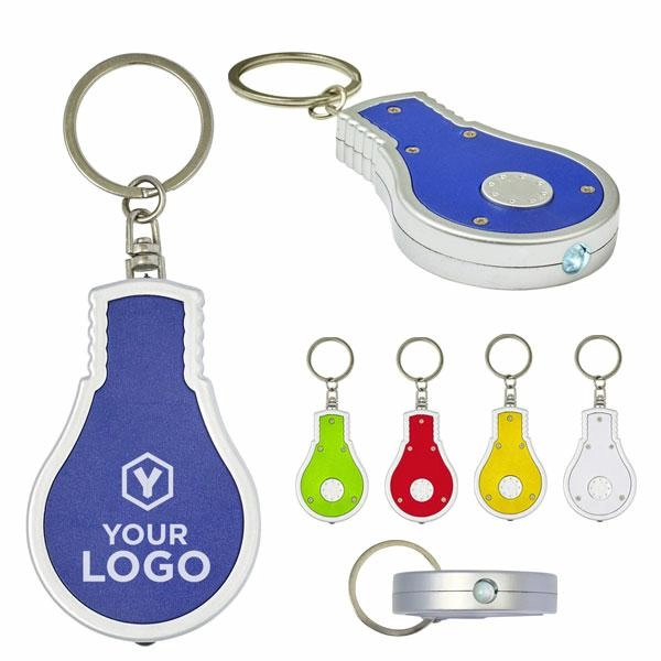 Immagine PORTACHIAVI IN ABS A FORMA DI LAMPADINA