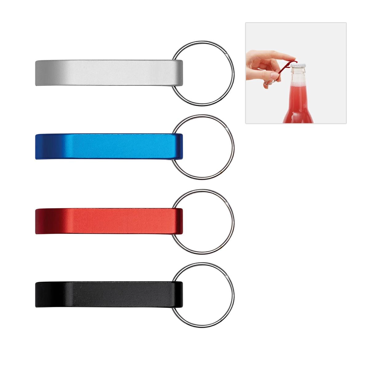 Immagine PORTACHIAVI APRIBOTTIGLIA IN ALLUMINIO