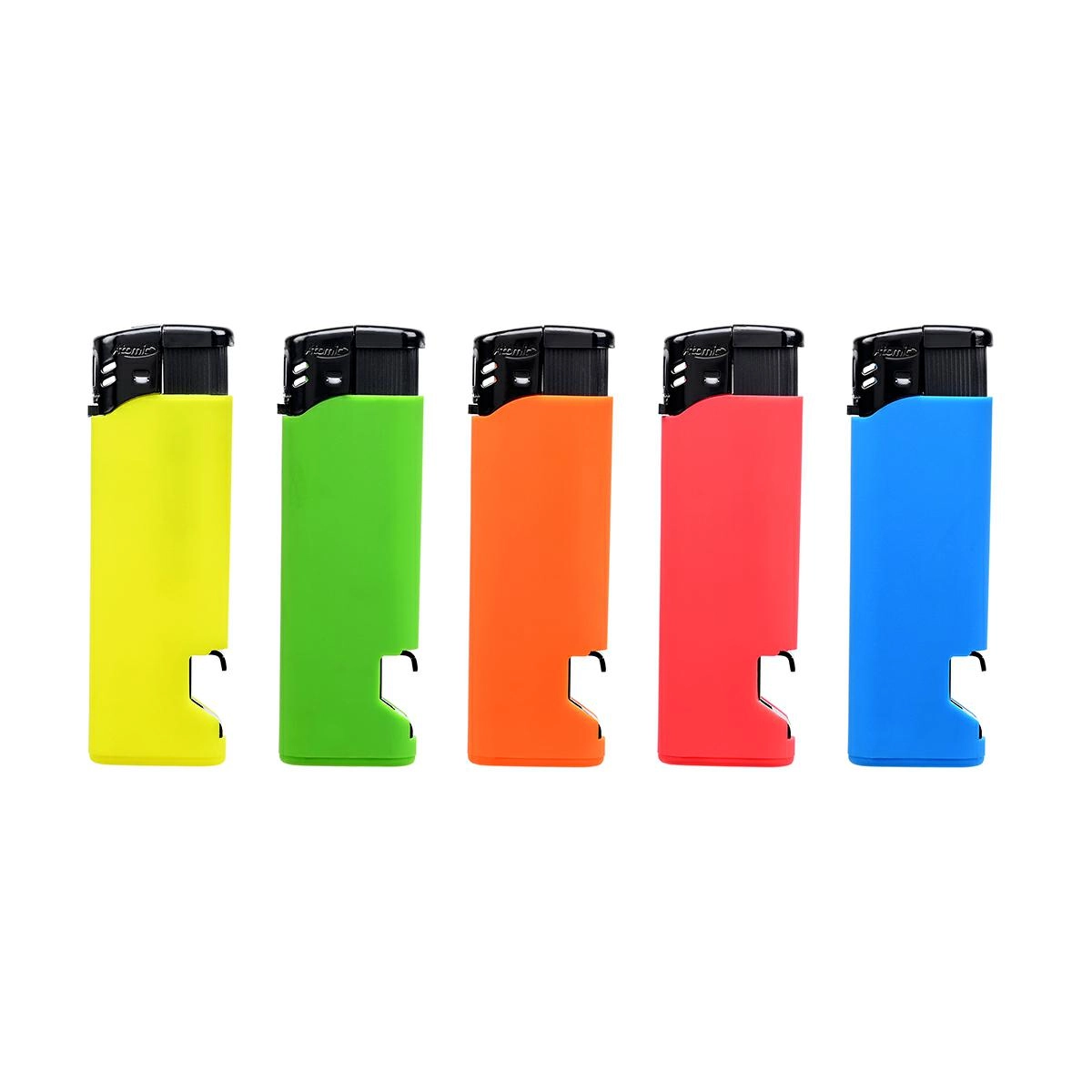 Immagine ACCENDINO APRIBOTTIGLIA RICARICABILE COLORI NEON ASSORTITI