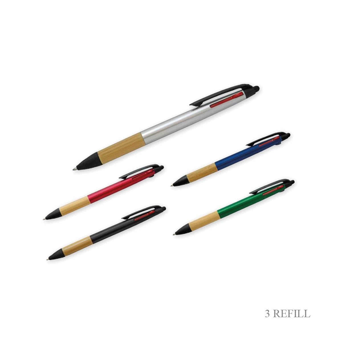 Immagine SOFIA - PENNA A SFERA TOUCH IN PLASTICA E BAMBOO