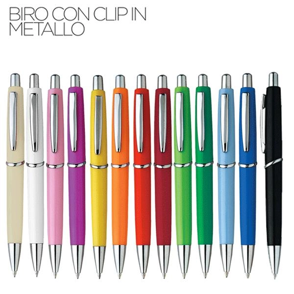 Immagine MITO - Penna sfera in plastica e clip in metallo