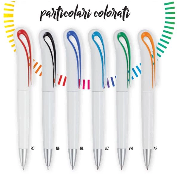 Immagine ATLANTA - PENNA A SFERA CON FUSTO IN ABS