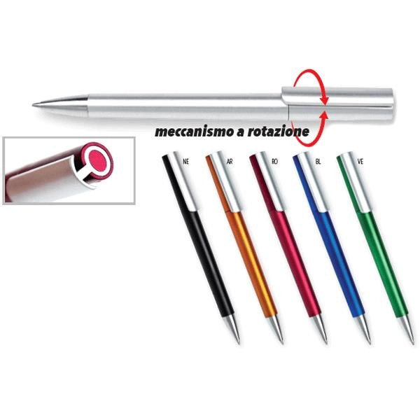 Immagine ZURIGO - PENNA SFERA ROTANTE IN PLASTICA