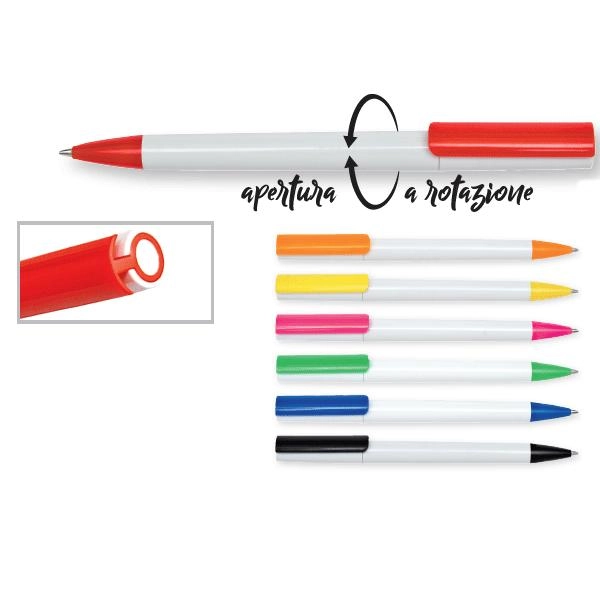 Immagine Penna a sfera rotante in plastica