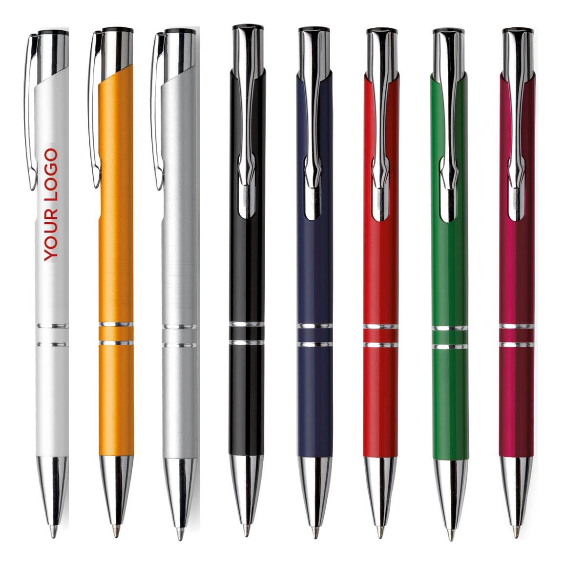 Immagine MONACO - PENNA A SFERA IN PLASTICA PARTICOLARI IN METALLO