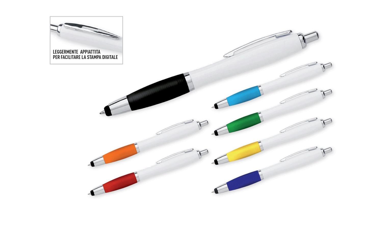 Immagine CUBA - Penna a sfera touch in plastica