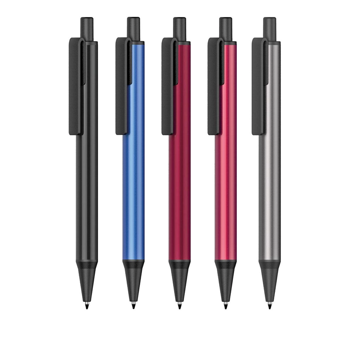 Immagine STOCCOLMA - PENNA IN ALLUMINIO CON FUSTO VERNICIATO