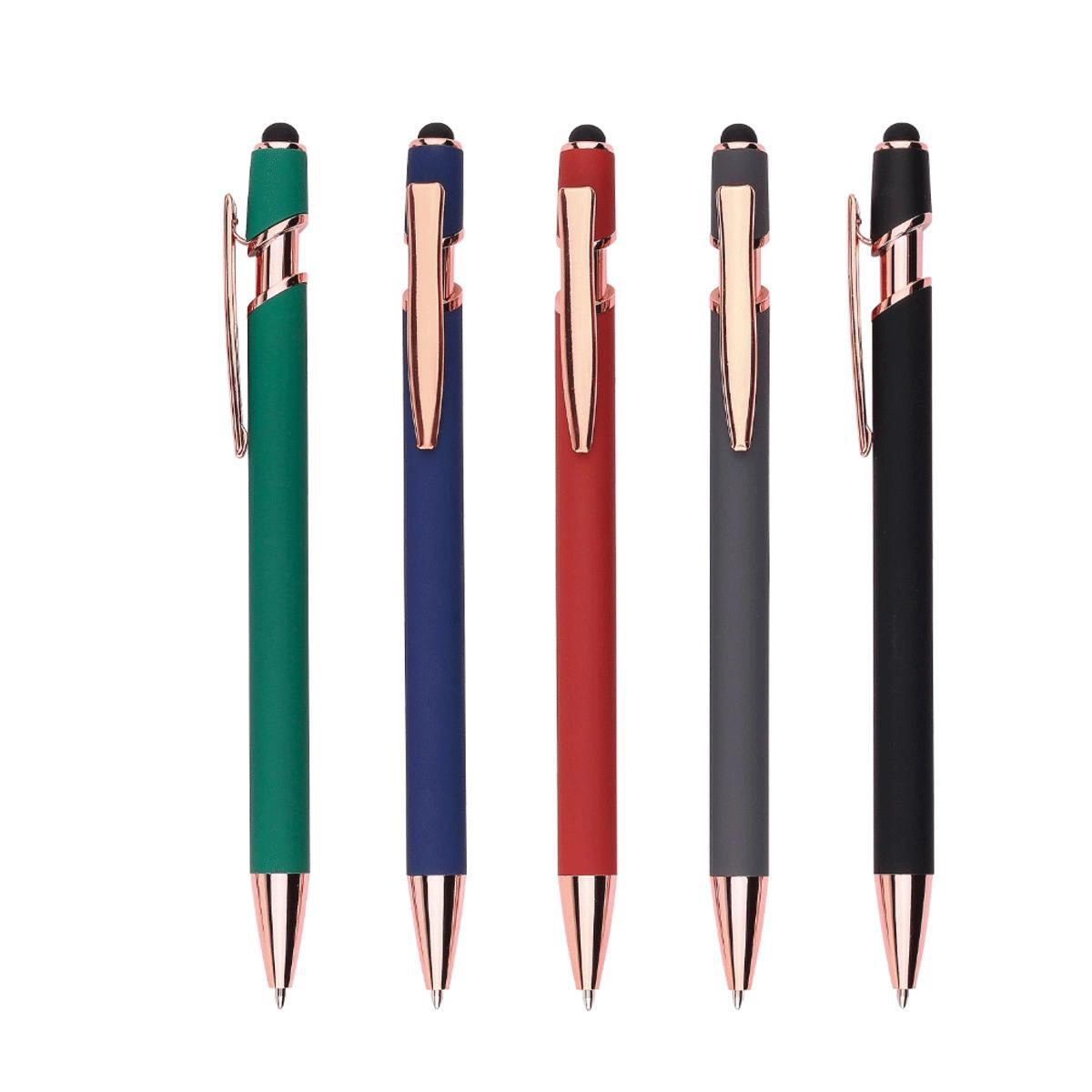 Immagine RIO REFILL BLU - PENNA SFERA TOUCH IN ALLUMINIO E GOMMA