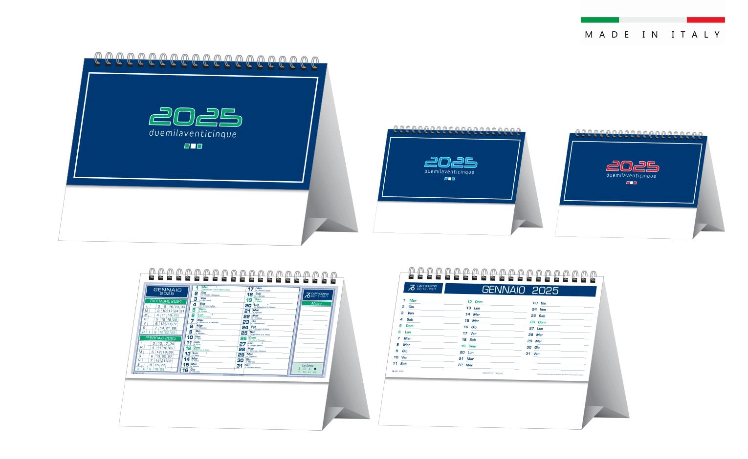 Immagine Calendario da tavolo TRIMESTRALE 19X14,5cm