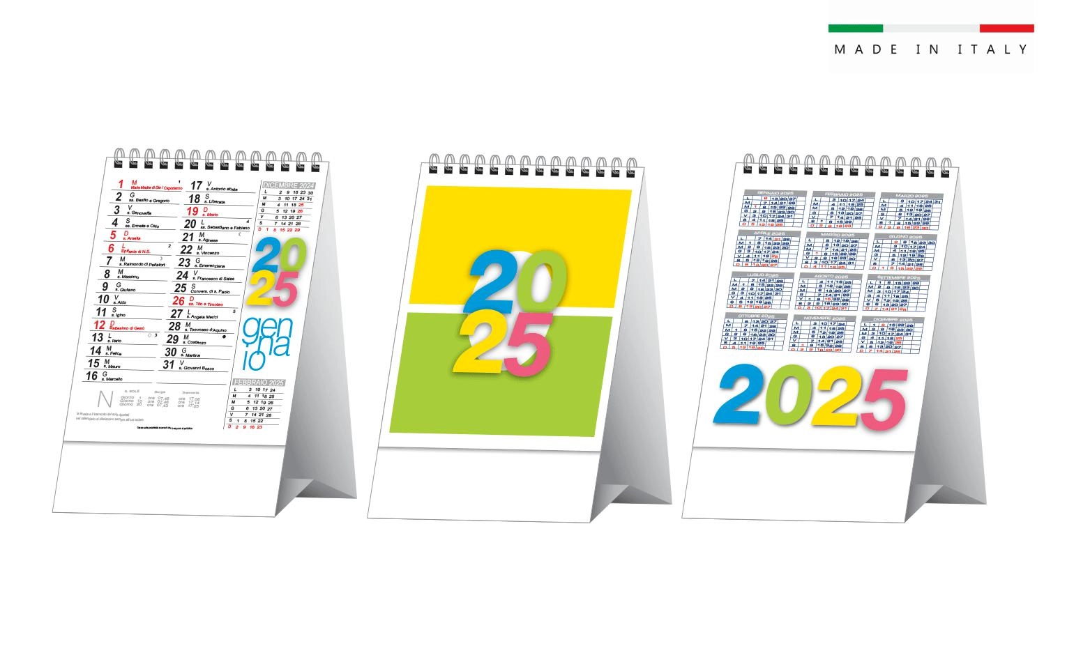 Immagine CALENDARIO DA TAVOLO STYLE CON SPIRALE 12,5x19,5