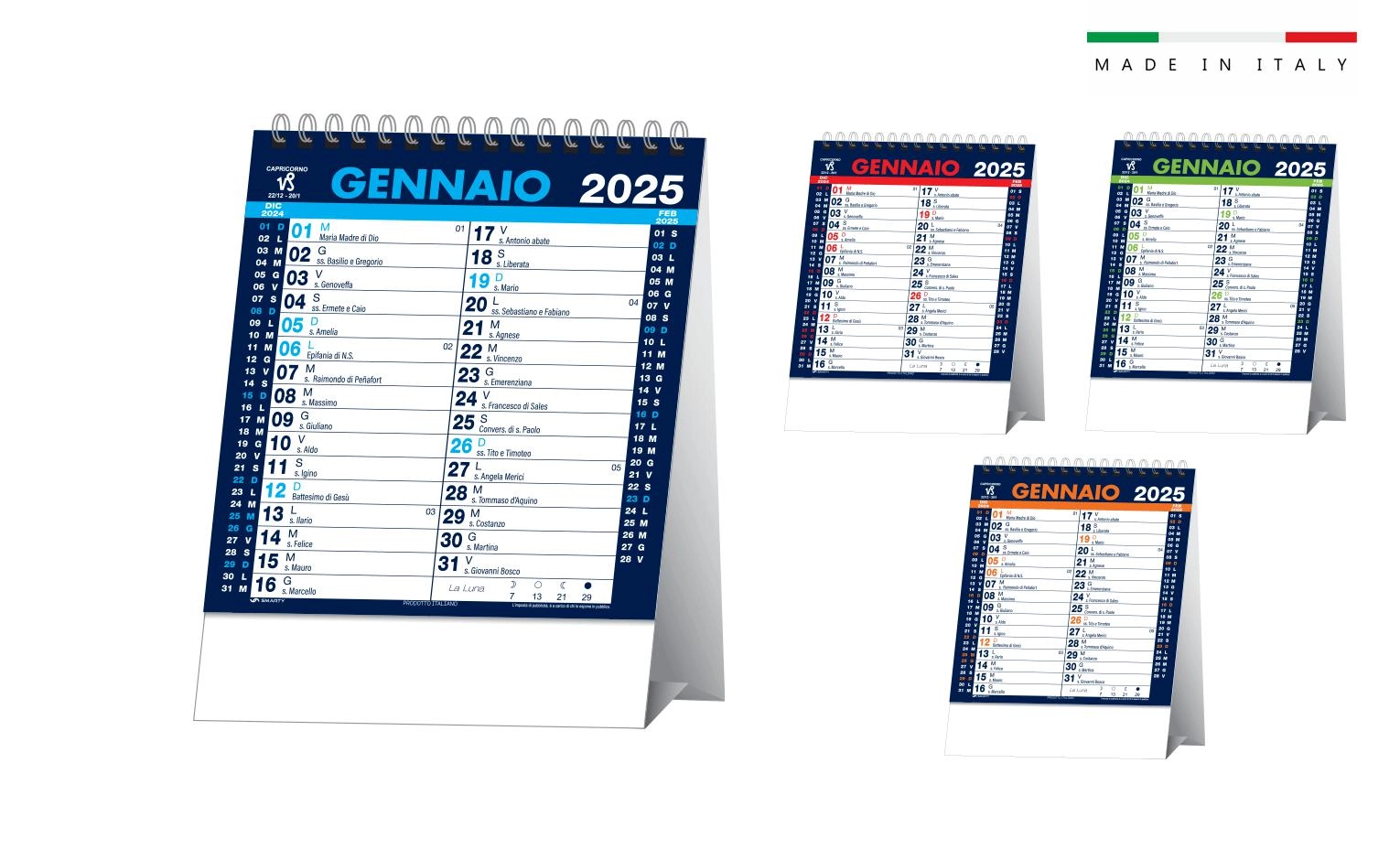 Immagine CALENDARIO CANADESE DA TAVOLO 14,5x19