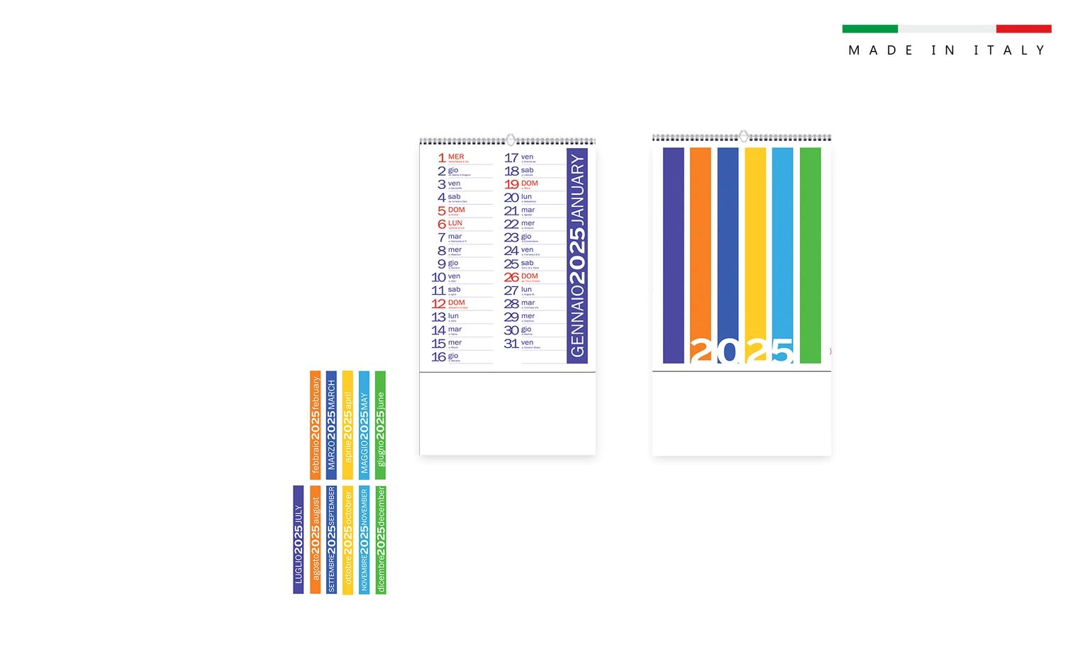 Immagine CALENDARIO MENSILE 13 FOGLI MINI COLOR PEACE 17X31