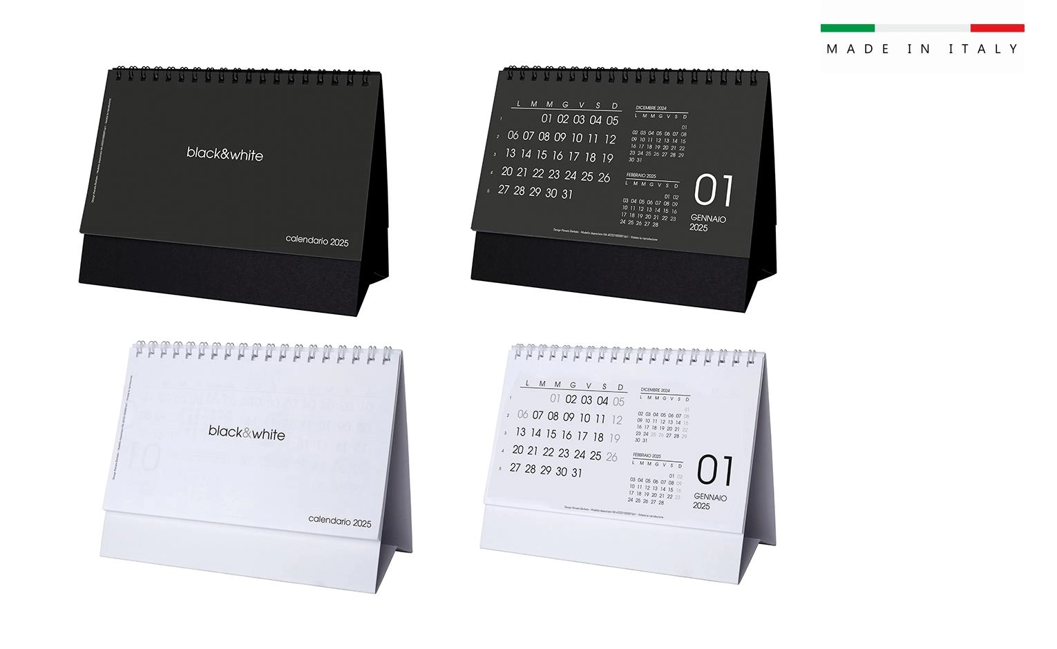 Immagine Calendario da tavolo BLACK & WHITE
