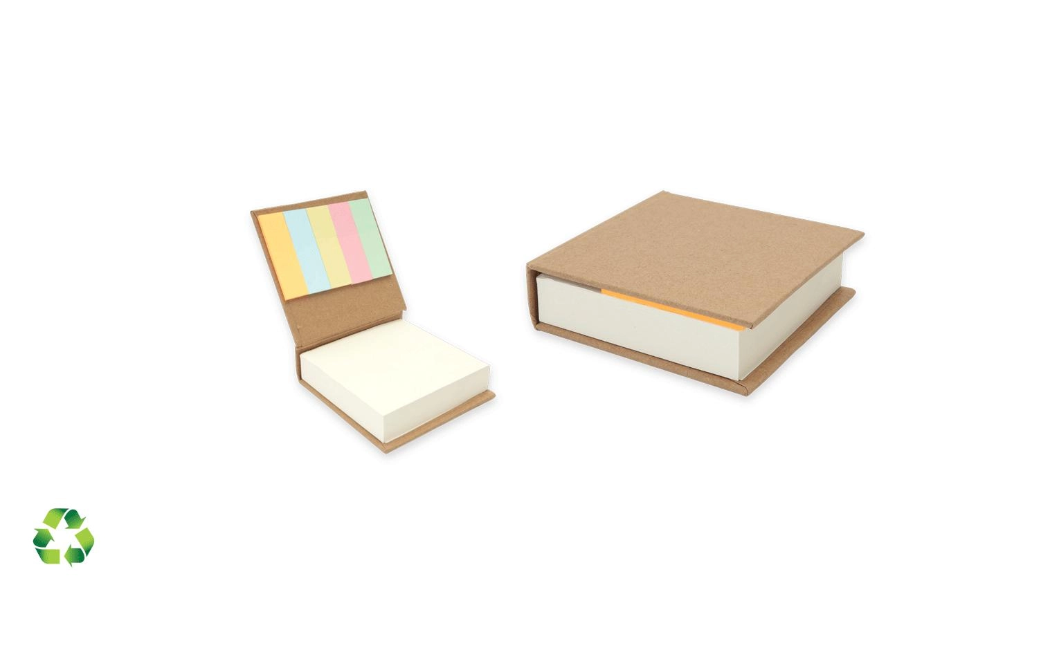 Immagine SET MEMO FOGLI BIANCHI E ADESIVI COLORATI