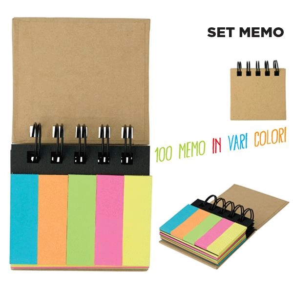 Immagine SET MEMO CON SPIRALE
