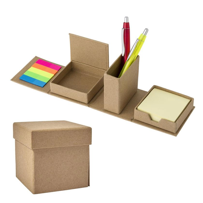Immagine CUBO DA SCRIVANIA MULTIUSO IN CARTONE personalizzato