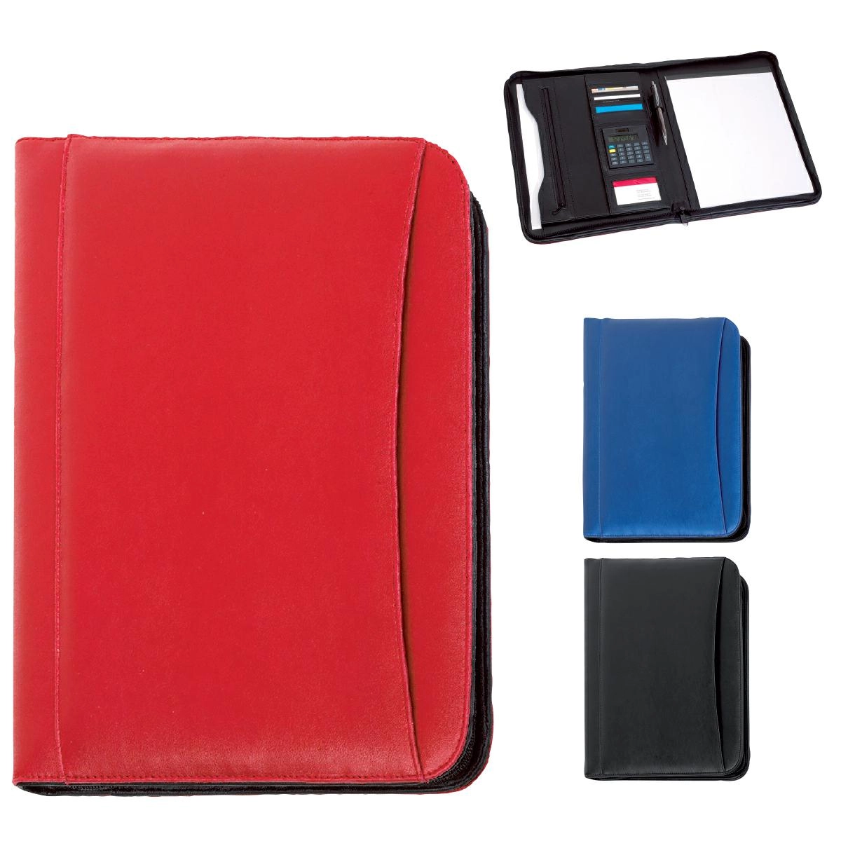 Immagine PORTABLOCCO A4 CON ZIP E CALCOLATRICE