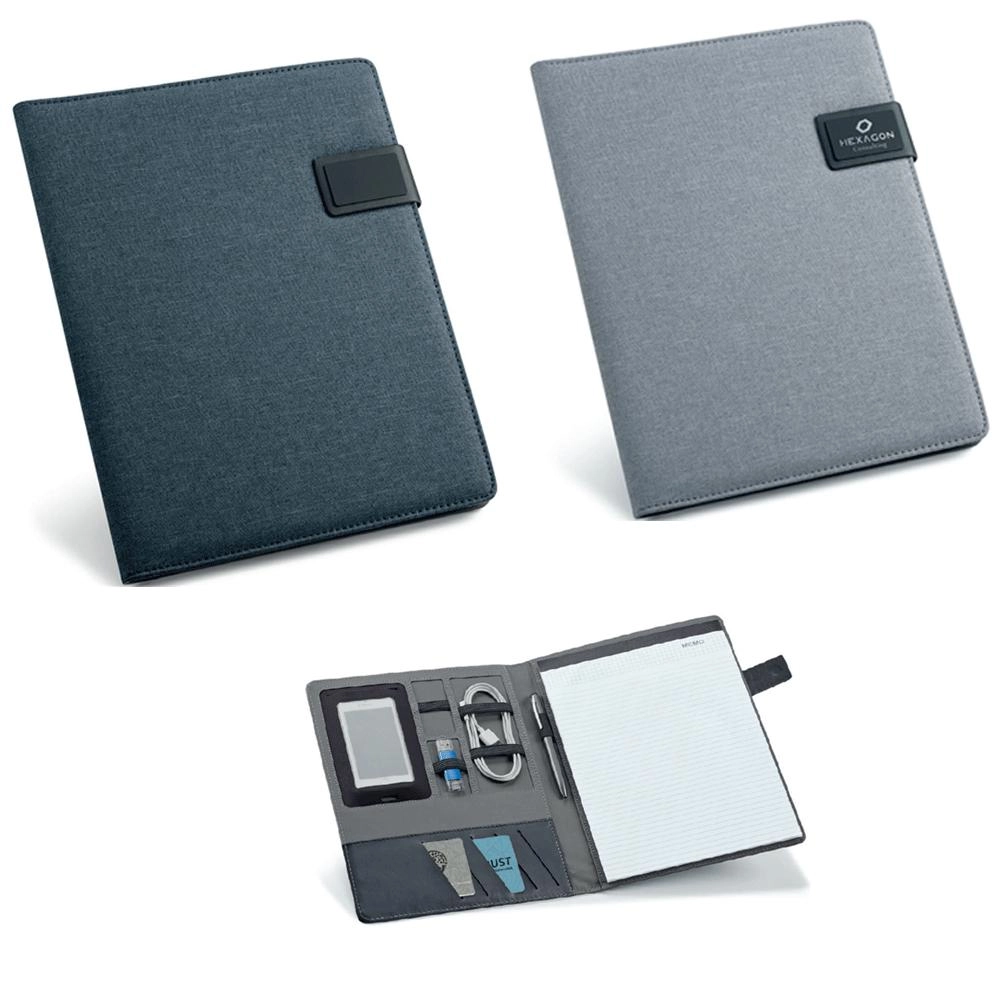 Immagine CARTELLA IN POLIESTERE CON BLOCCO A4