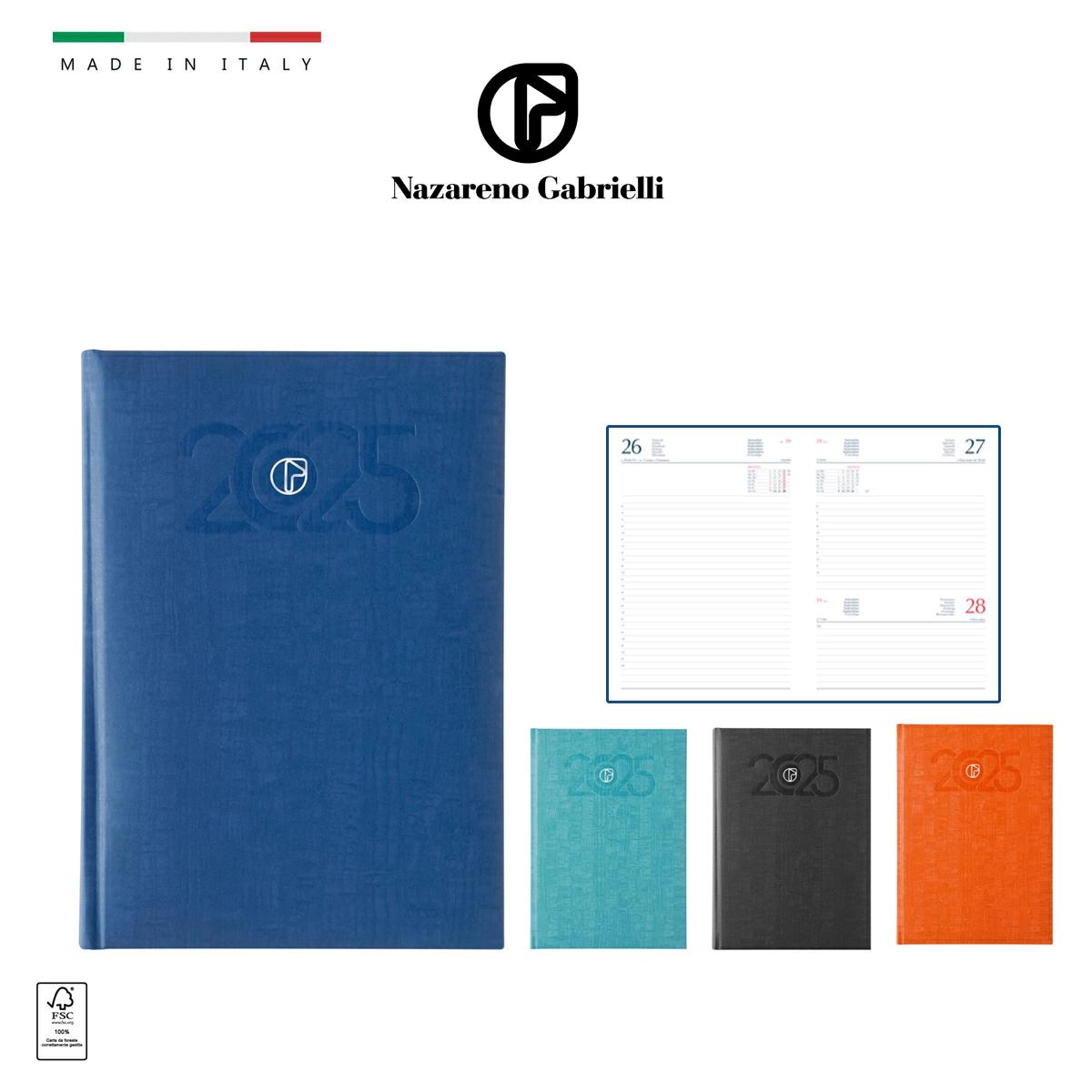 Immagine AGENDA GIORNALIERA NAZARENO GABRIELLI 14,5x20,5