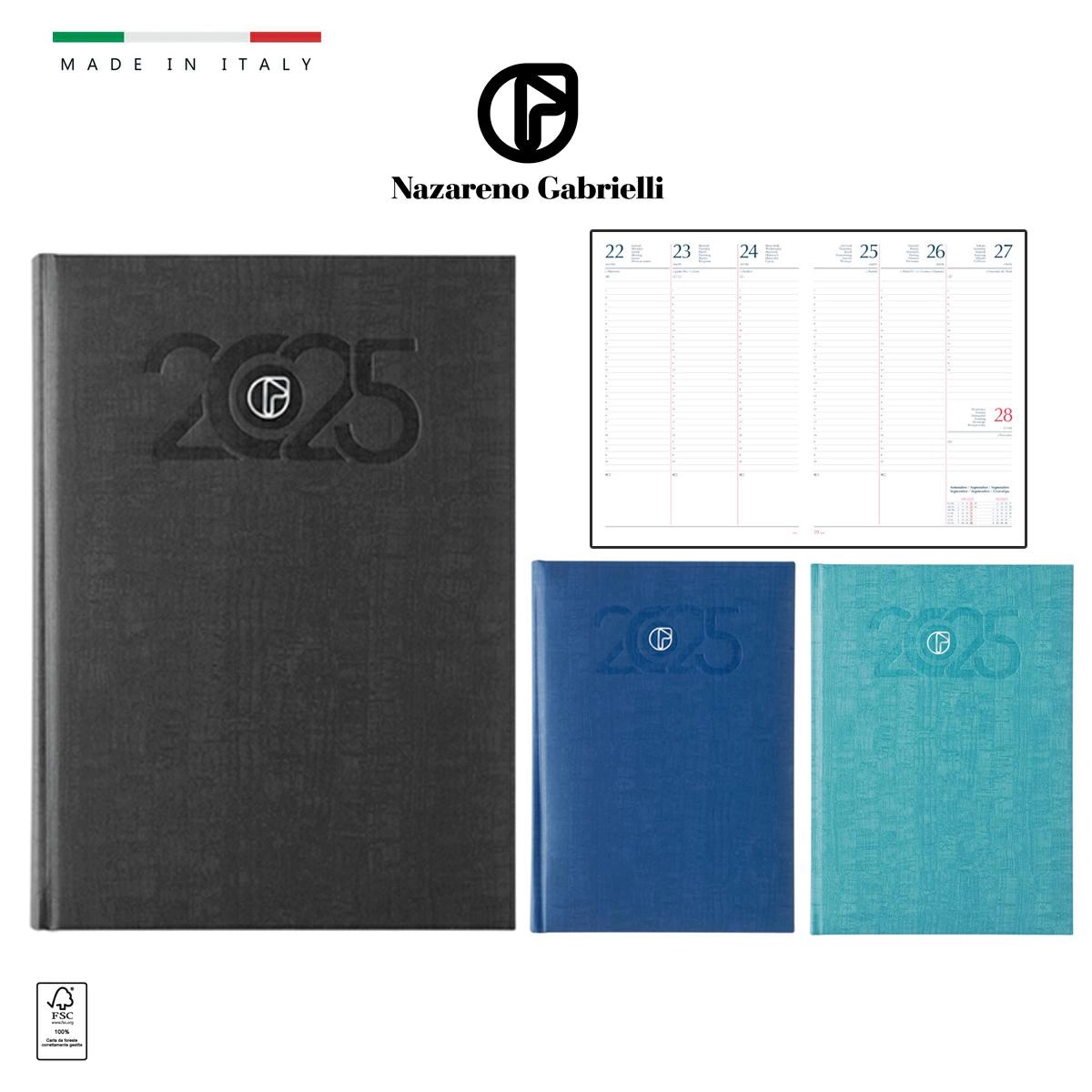 Immagine AGENDA SETTIMANALE NAZARENO GABRIELLI 17x24