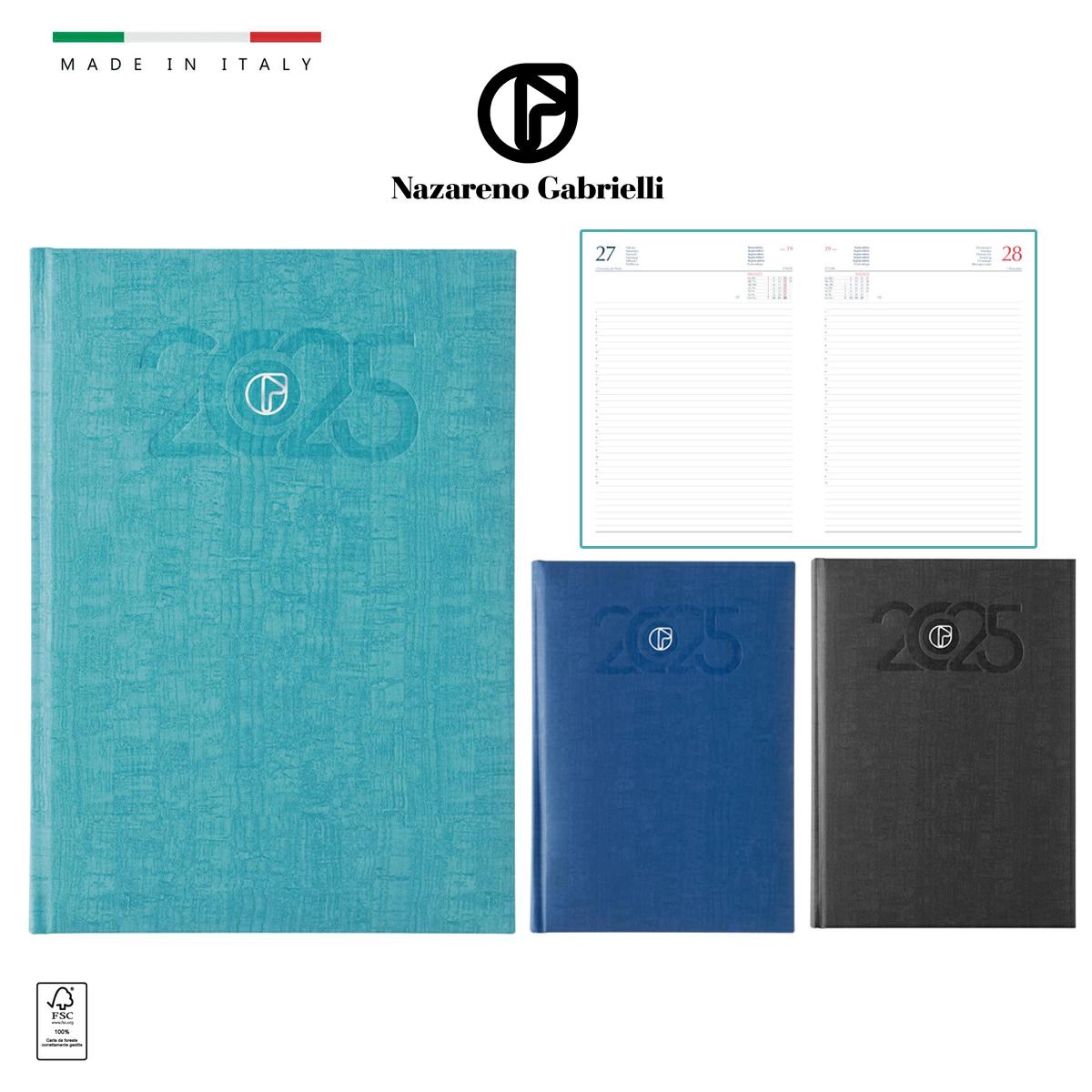 Immagine AGENDA GIORNALIERA NAZARENO GABRIELLI 17x24