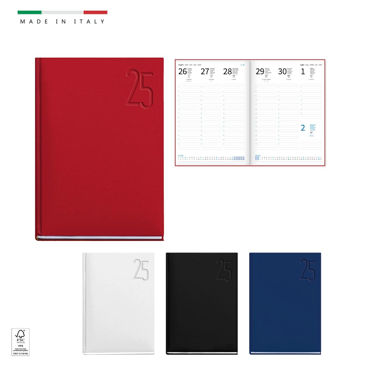 Immagine AGENDA SETTIMANALE 17x24 IN MATRA