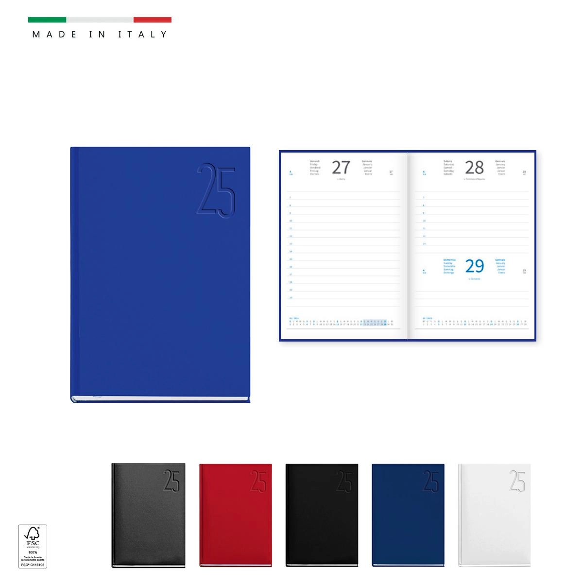 Immagine AGENDA GIORNALIERA 11x16,3 IN MATRA