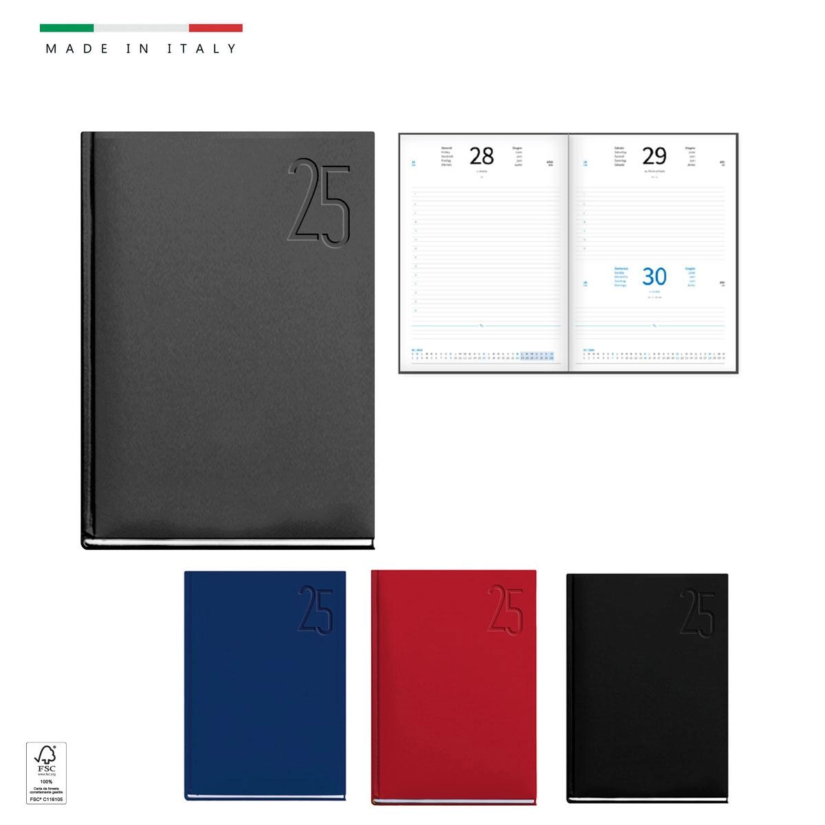 Immagine AGENDA GIORNALIERA 17x24 IN MATRA