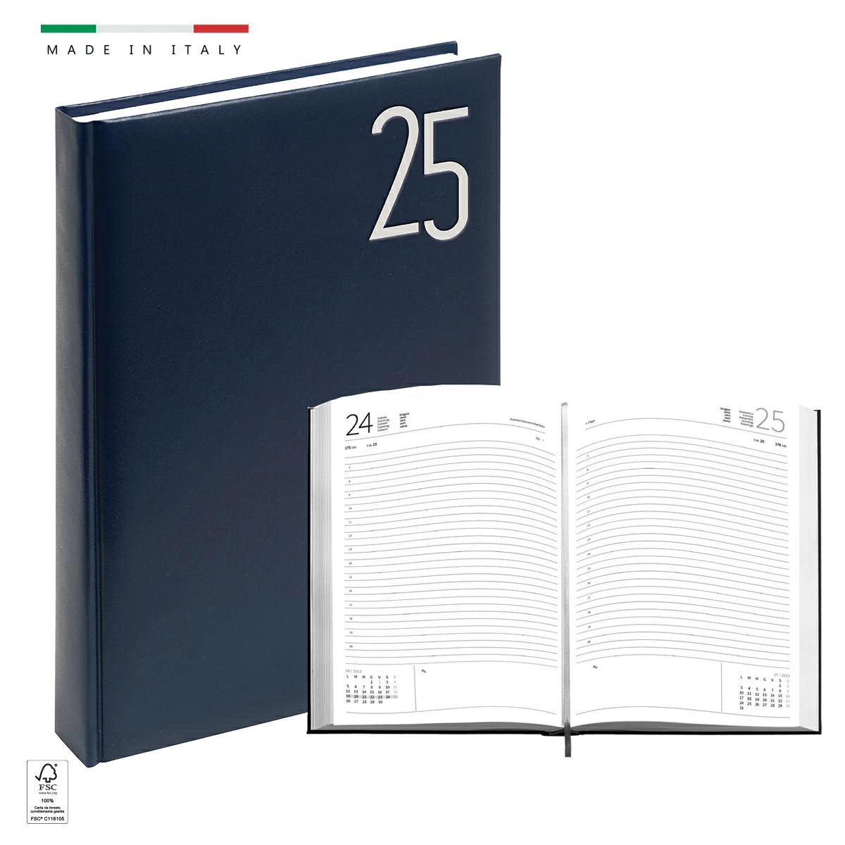 Immagine MAXI AGENDA GIORNALIERA A4 21x29,7 IN MATRA