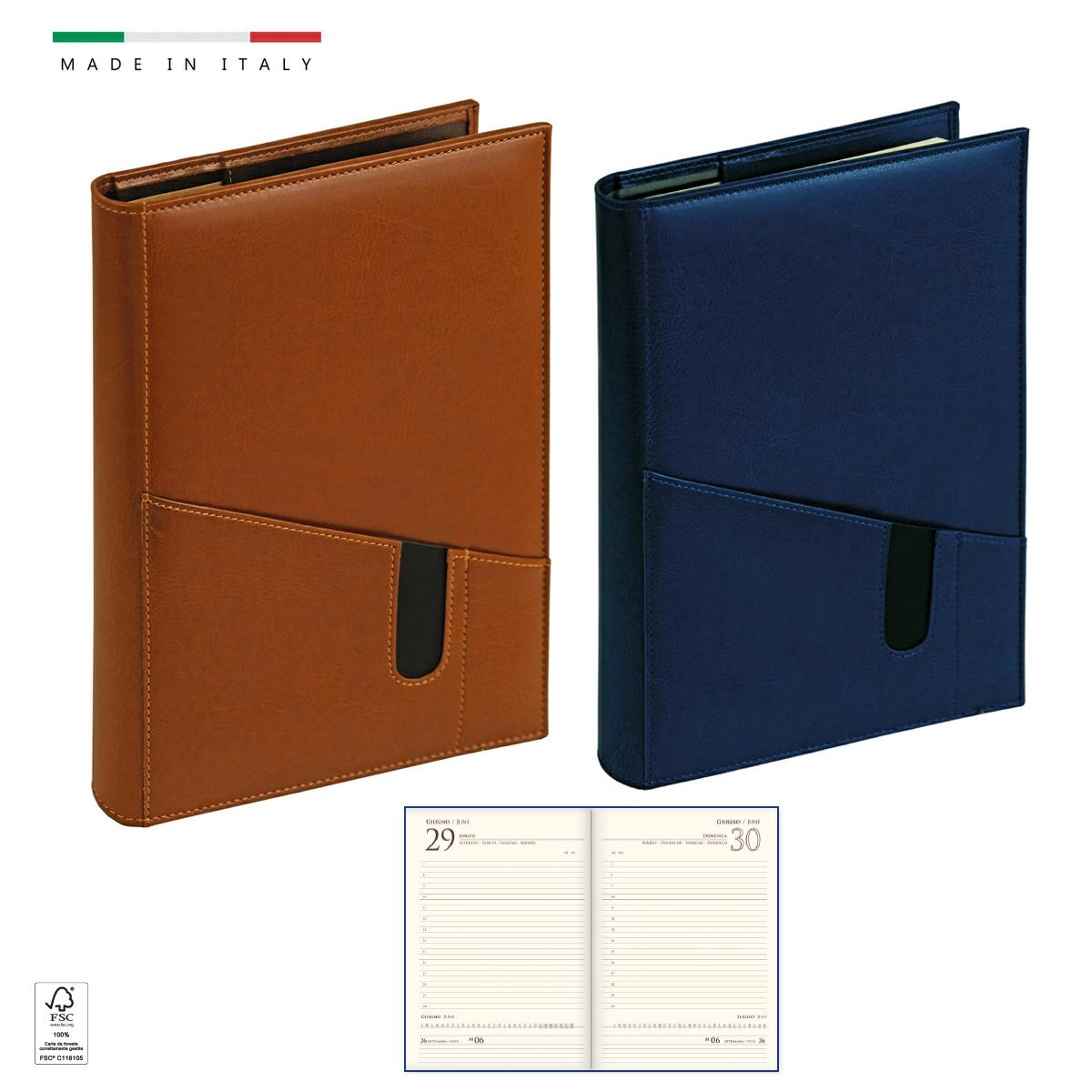 Immagine AGENDA PORTAFOGLIO GIORNALIERA TERMOVIRANTE 17x24