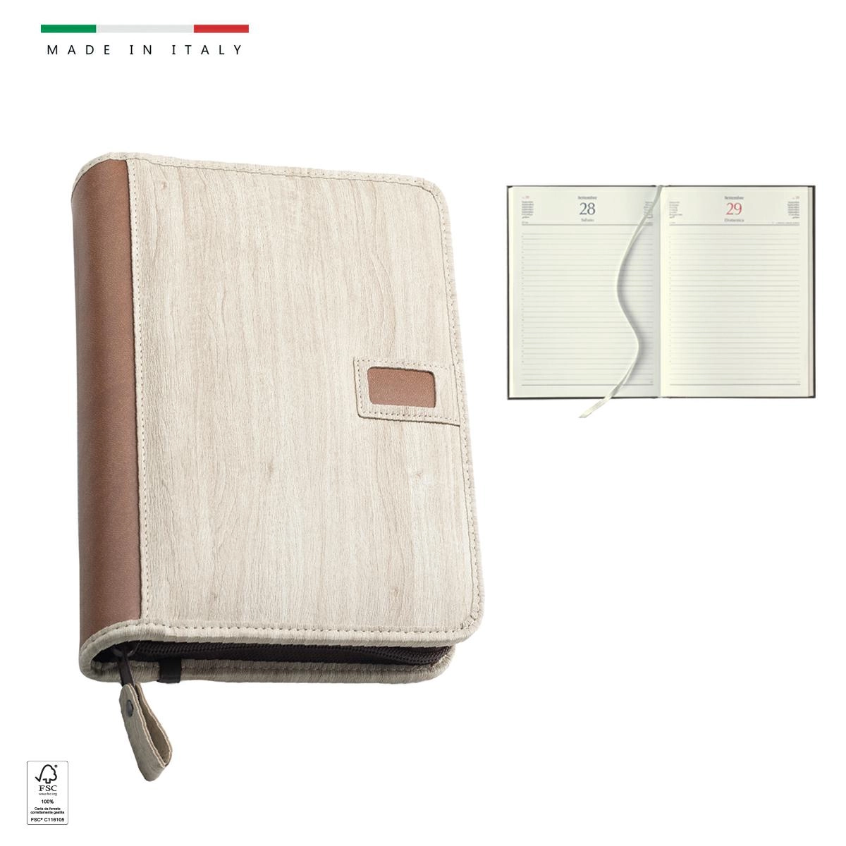 Immagine AGENDA BORSELLO GIORNALIERA 17x24cm