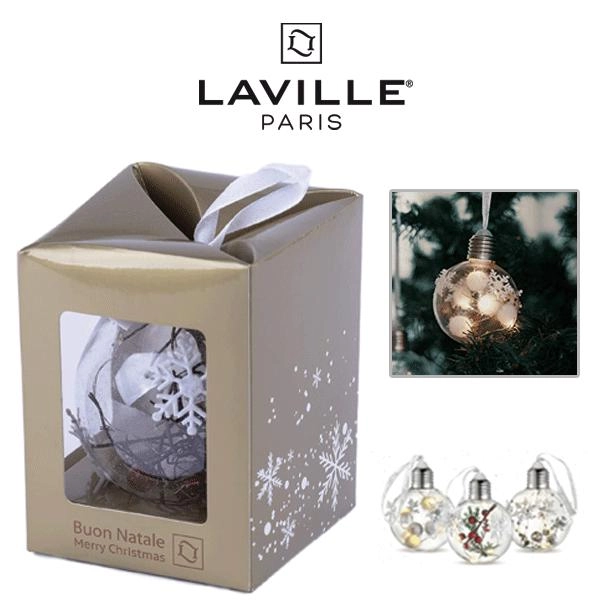 Immagine PALLINA DI NATALE ILLUMINANTE - LAVILLE