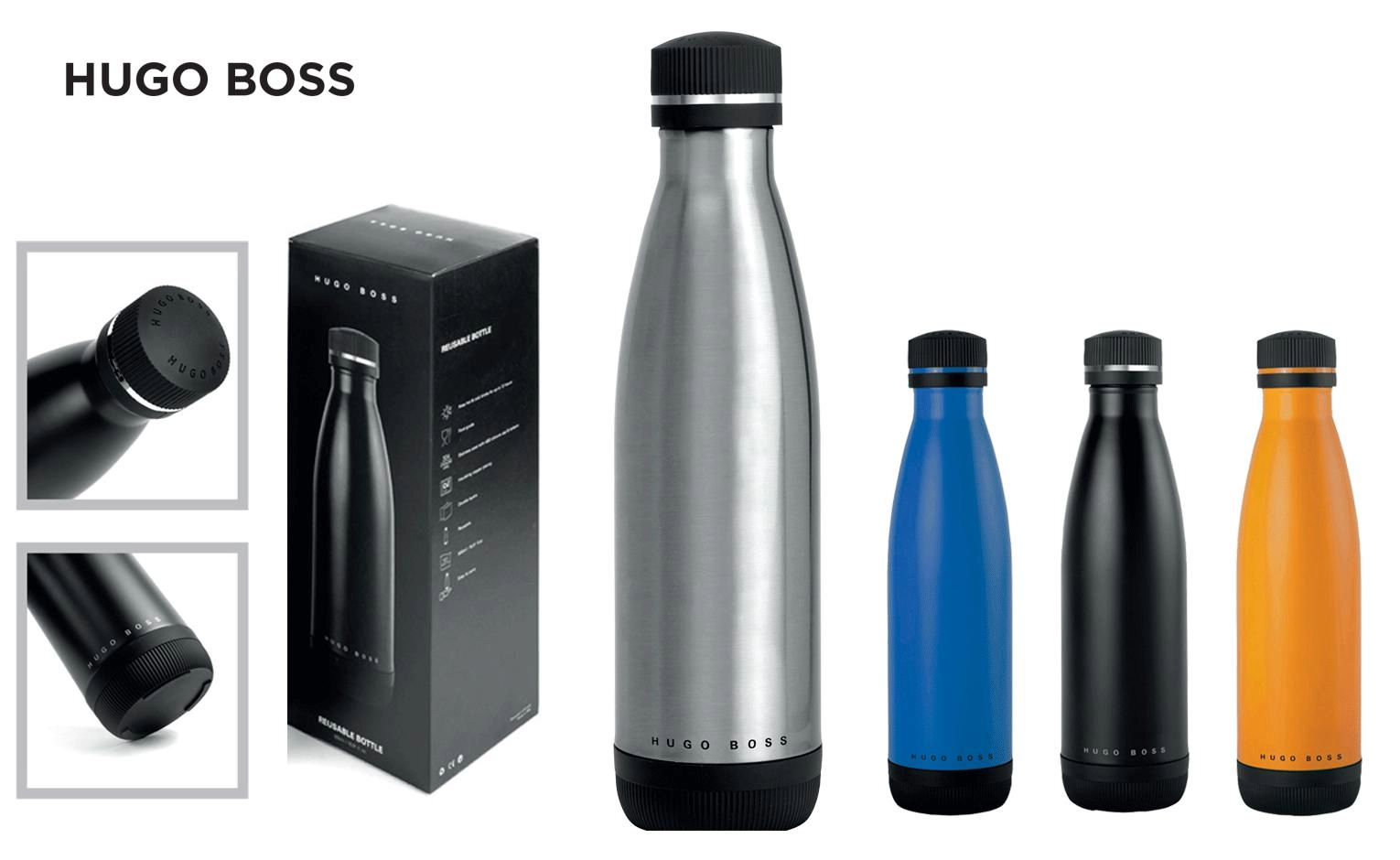 Immagine BORRACCIA IN ACCIAIO 500ML DOPPIO SPESSORE HUGO BOSS